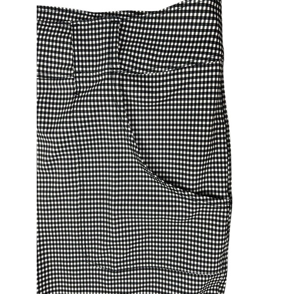 JoFit Playoff Golf Pants  Women's 16  Activewear  Back Slit  Navy / White Check - Picture 6 of 14
